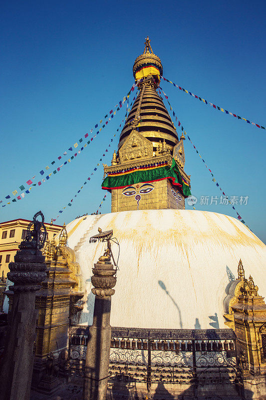 尼泊尔加德满都Bodhnath stupa